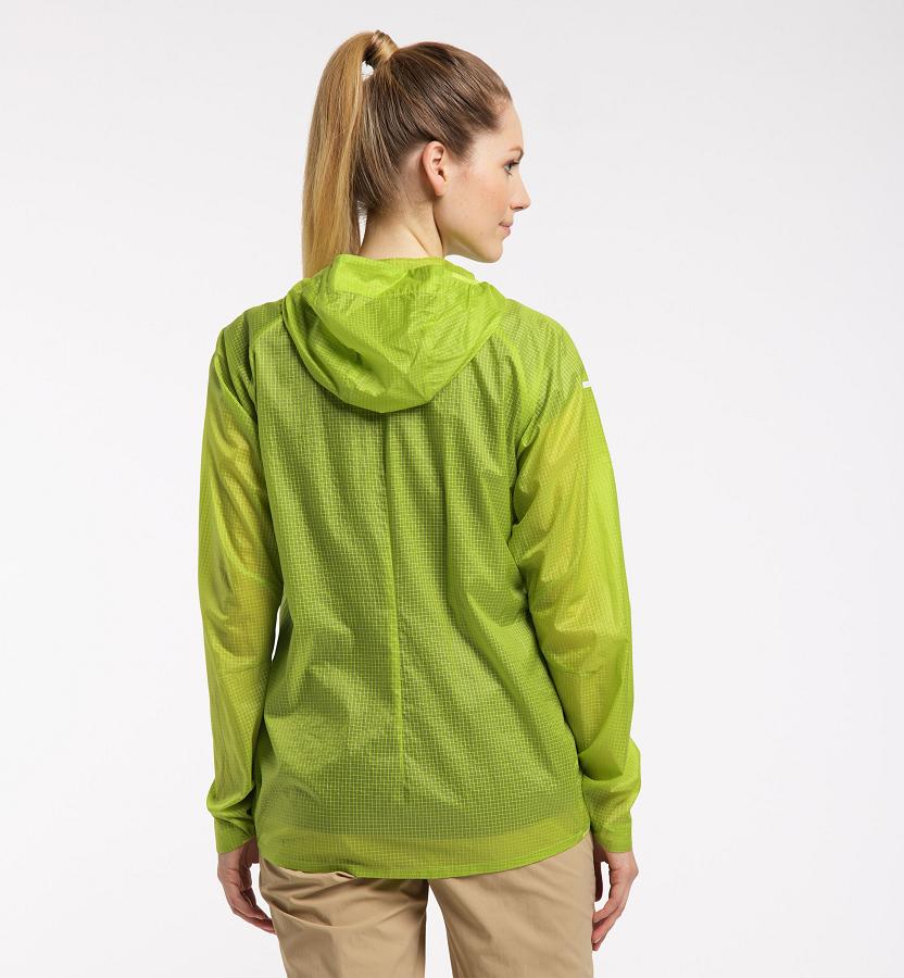 Haglöfs Womens L.I.M Shield Comp Windbreaker Light Green New Zealand 70293JTDI
